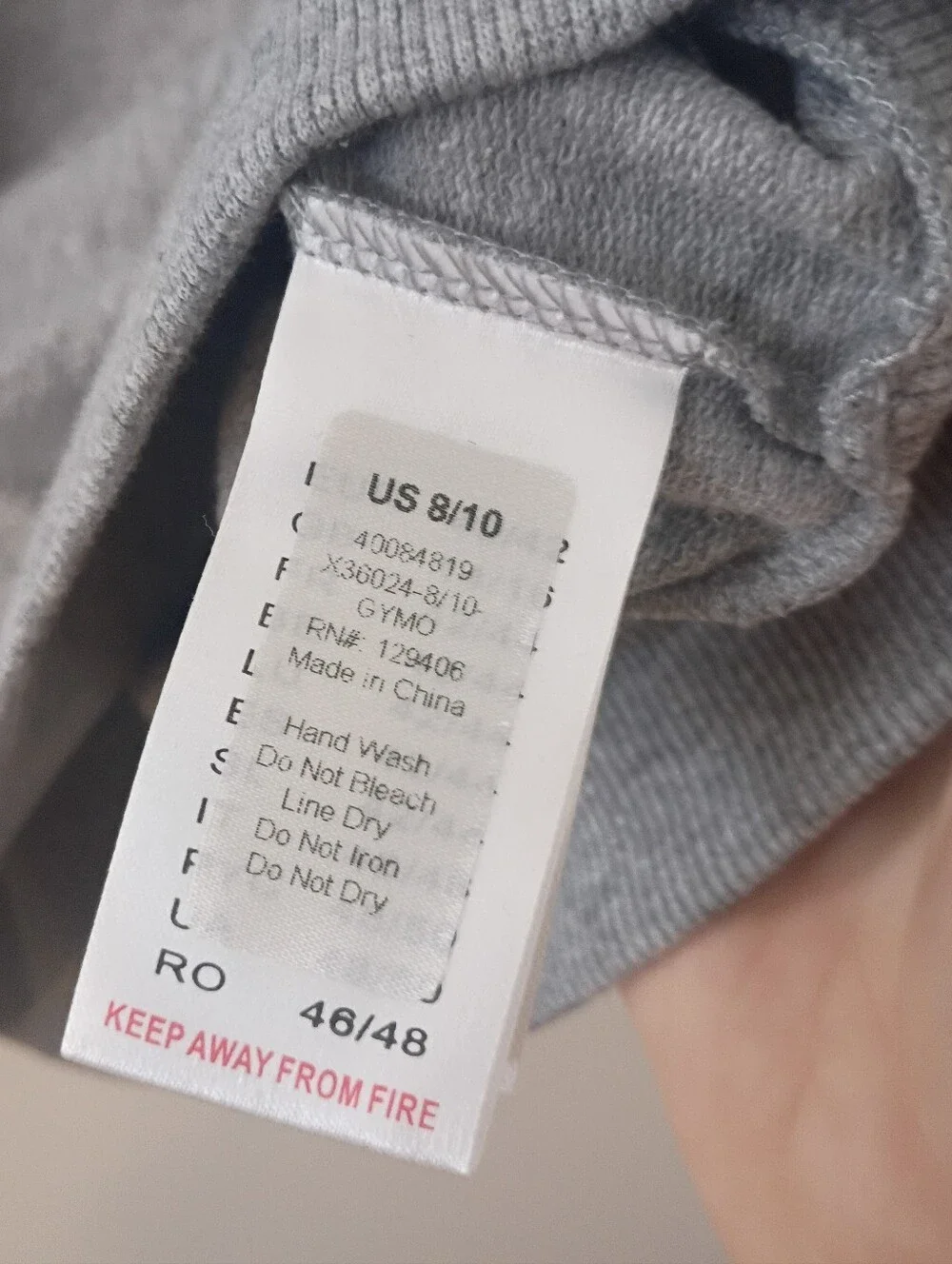 s.Oliver NWT Gray Good Vibes Graphic Crewneck Sweatshirt
